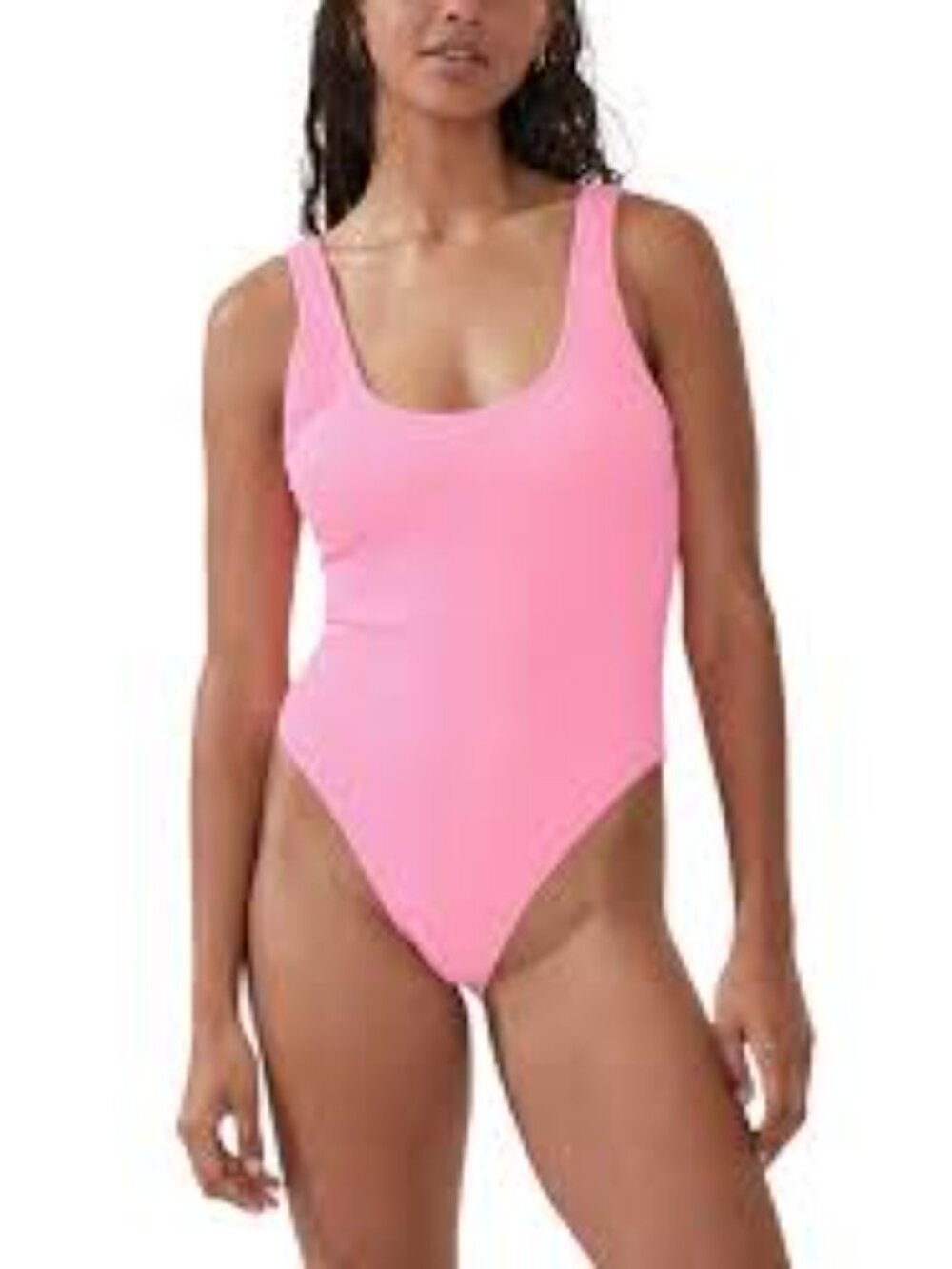 Cotton On Body On Juniors' Low-Back One-Piece Swimsuit Women's Size XL NWTS